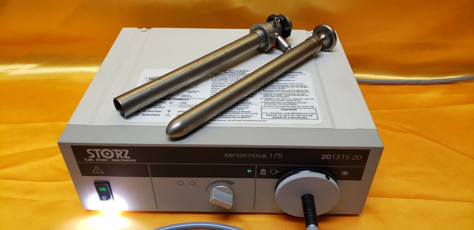 Storz 24920 Head Unit B&K Recto-Sigmoidoscope 20131520 xenon NOVA175 LightSource