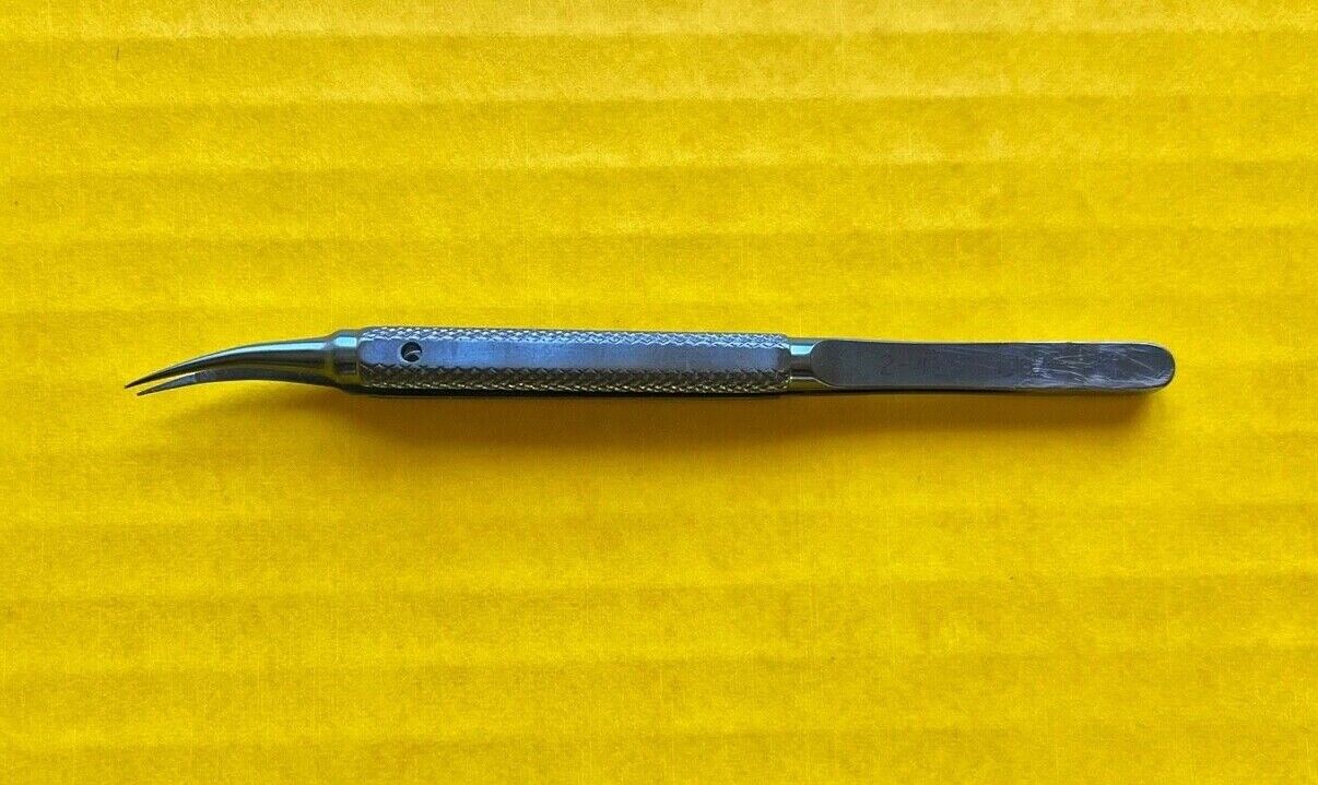 Storz Ophthalmic Nordan Tying Forceps, Curved Titanium, 4.3" REF: 2-420