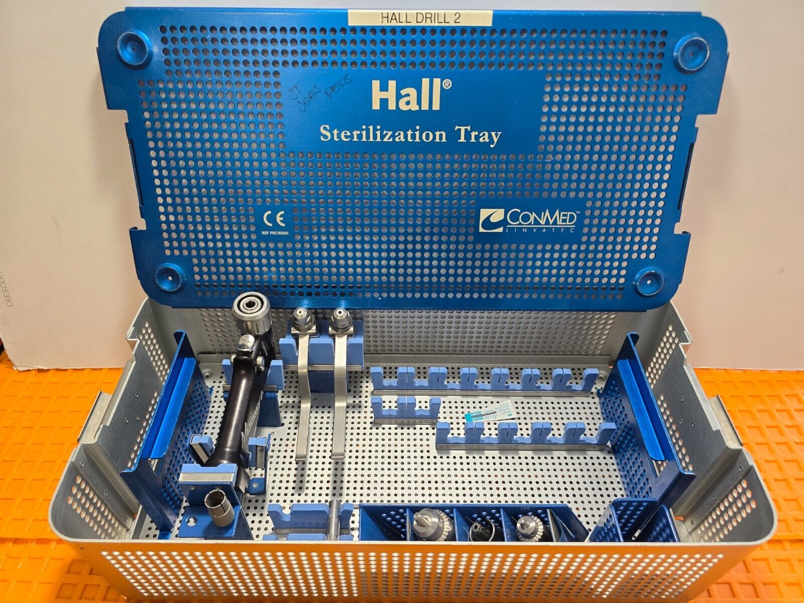 Conmed HALL PRO6200M Power2 Single Triger Hand Piece with Attachments & Tray