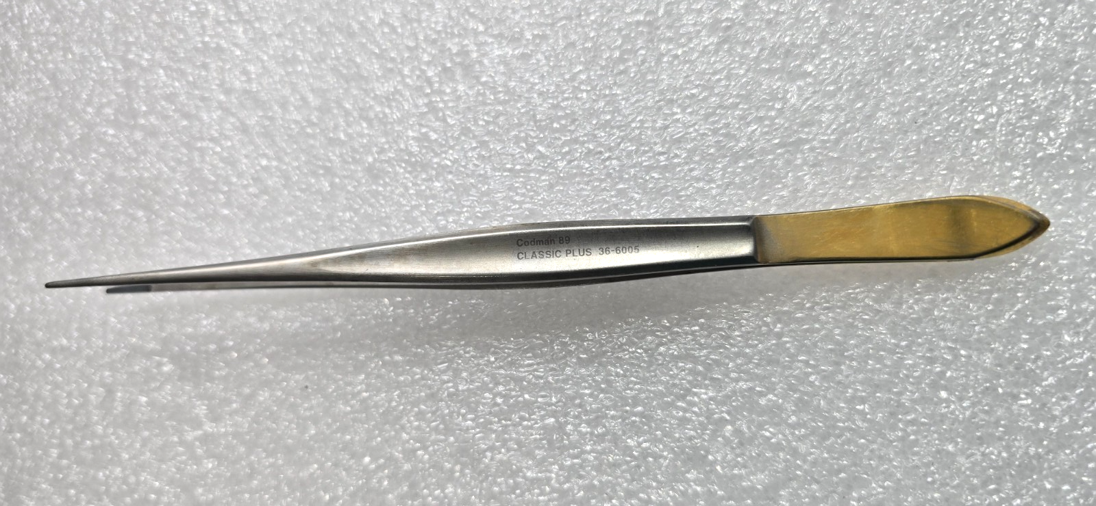 Codman 36-6005 Surgical Cushing Tissue Forceps 7" Carb Bite Tip