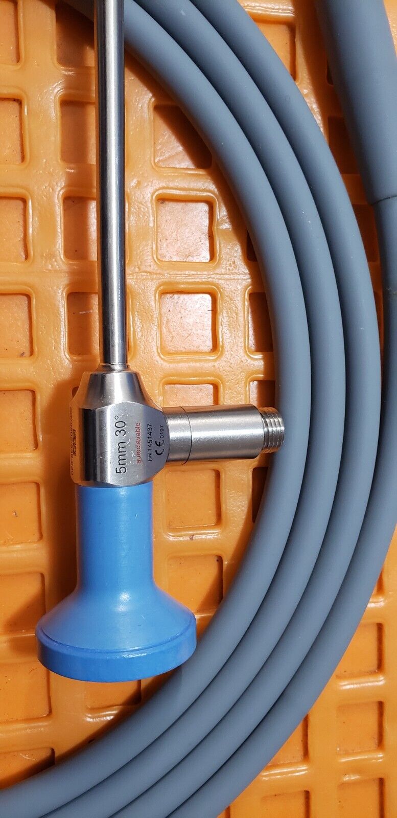 Stryker 0502-539-030 IDEAL EYES Laparoscope 5mmx30 Deg & Fiber Optic Cable