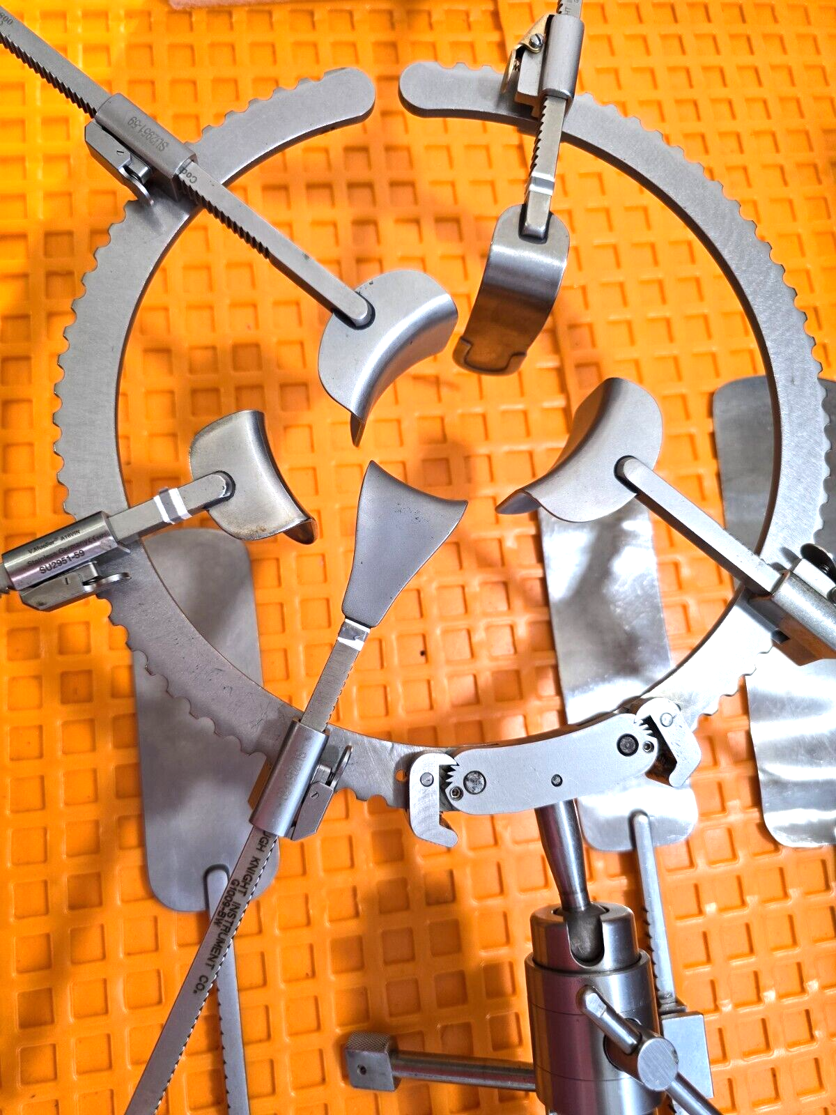 Codman Bookwalter Retractor Set Arm with Post Holder Clamp & Tray