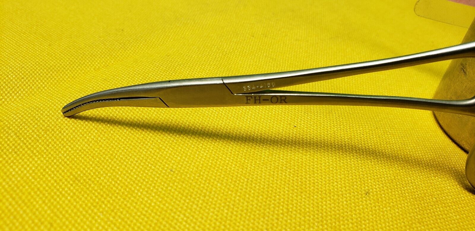 Codman Surgical 334-4160 Dandy Hemostatic Forceps 5.5" Curved Side Ways.