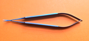 Codman 80-1521 Surgical Titanium Malis Scissors 6.5" Curved Tips