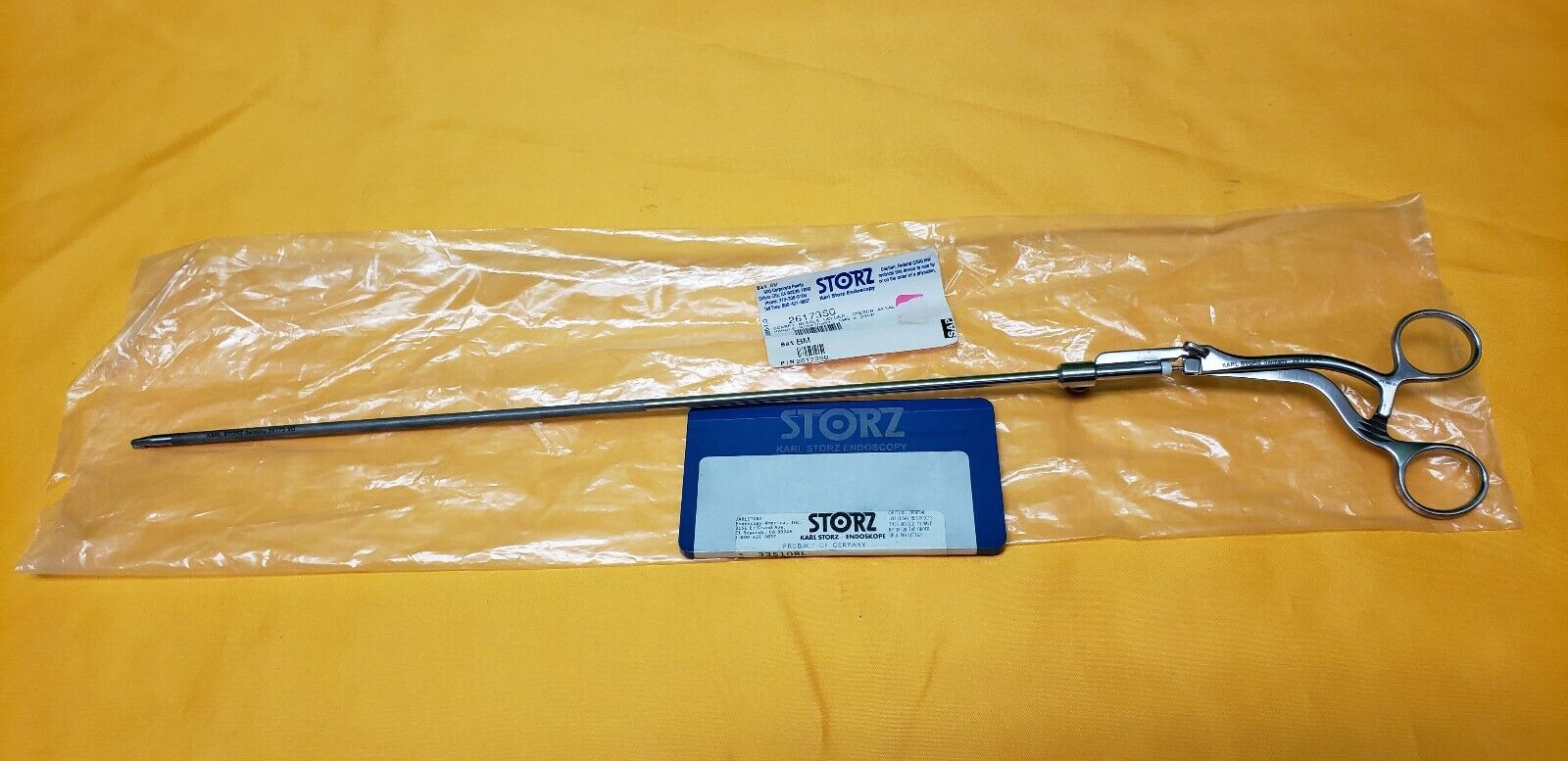 Storz 26173SQ SCARFI Needle Driver 5mm x 33cm Cheron Axial Handle W-Ratchet