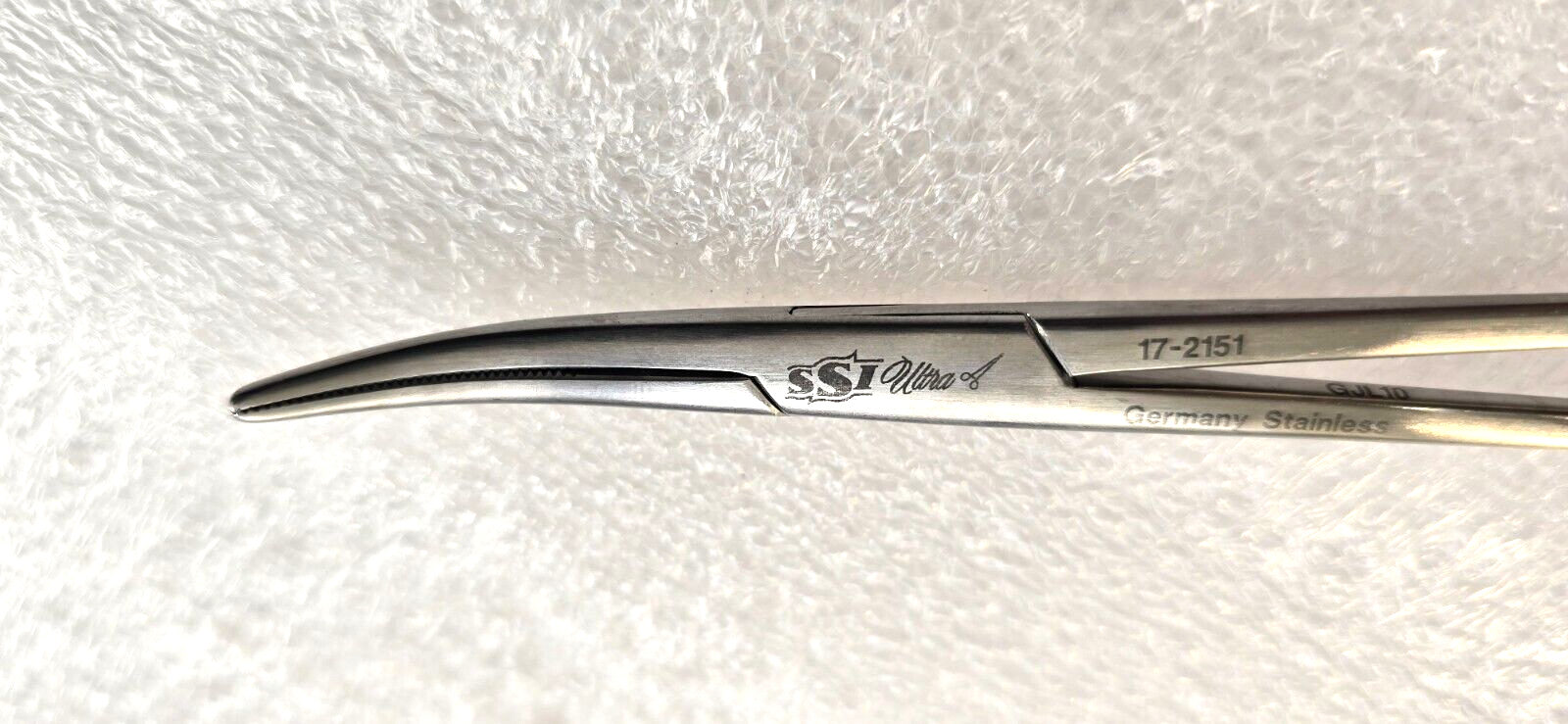 SSI Surgical Schnidt Forceps Curved 7.5" REF: 17-2151