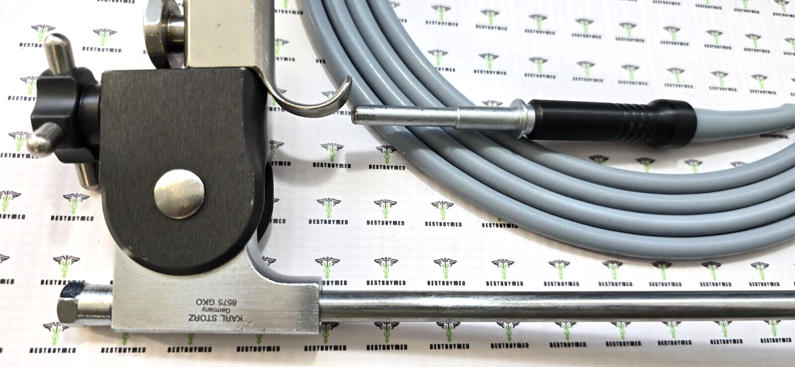 Karl Storz 8588 B Operating Laryngoscope with Laryngoscope Holder & 495ND Cable