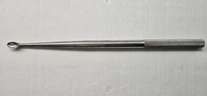 Zimmer 4033-18 Orthopedic Bone Curette 1/2" x 1" Cup Solid Handle 15"