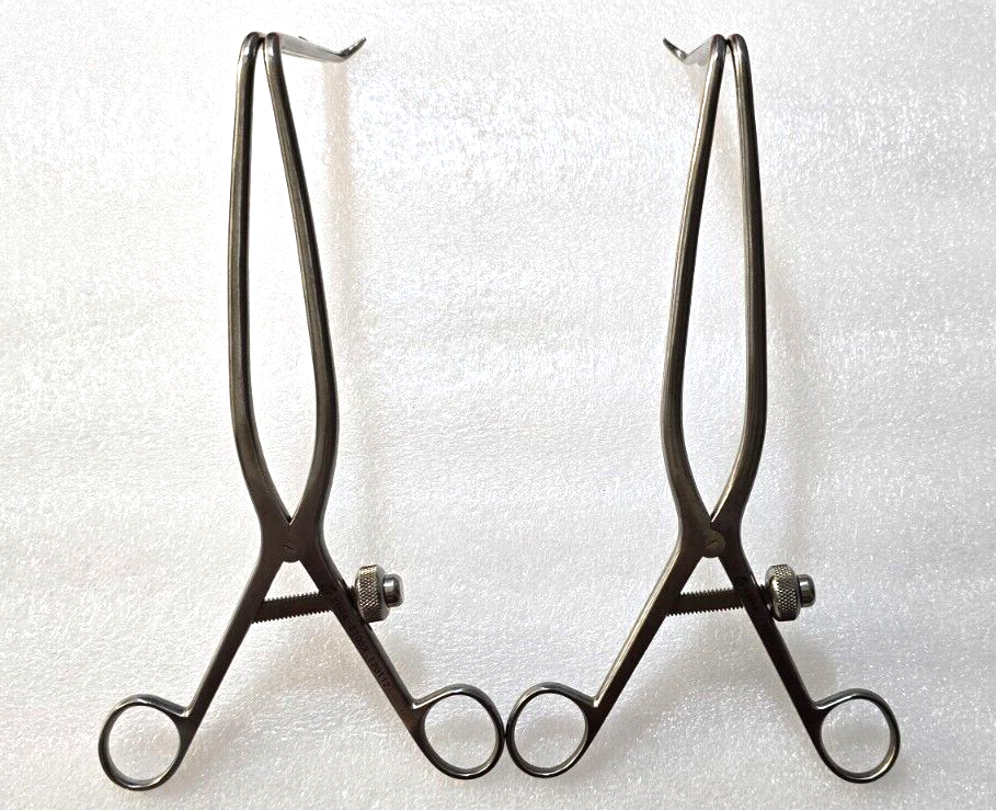 V.Mueller Surgical Zelpi Retractor 5" x 90* Right Angle 11" with ratchet.