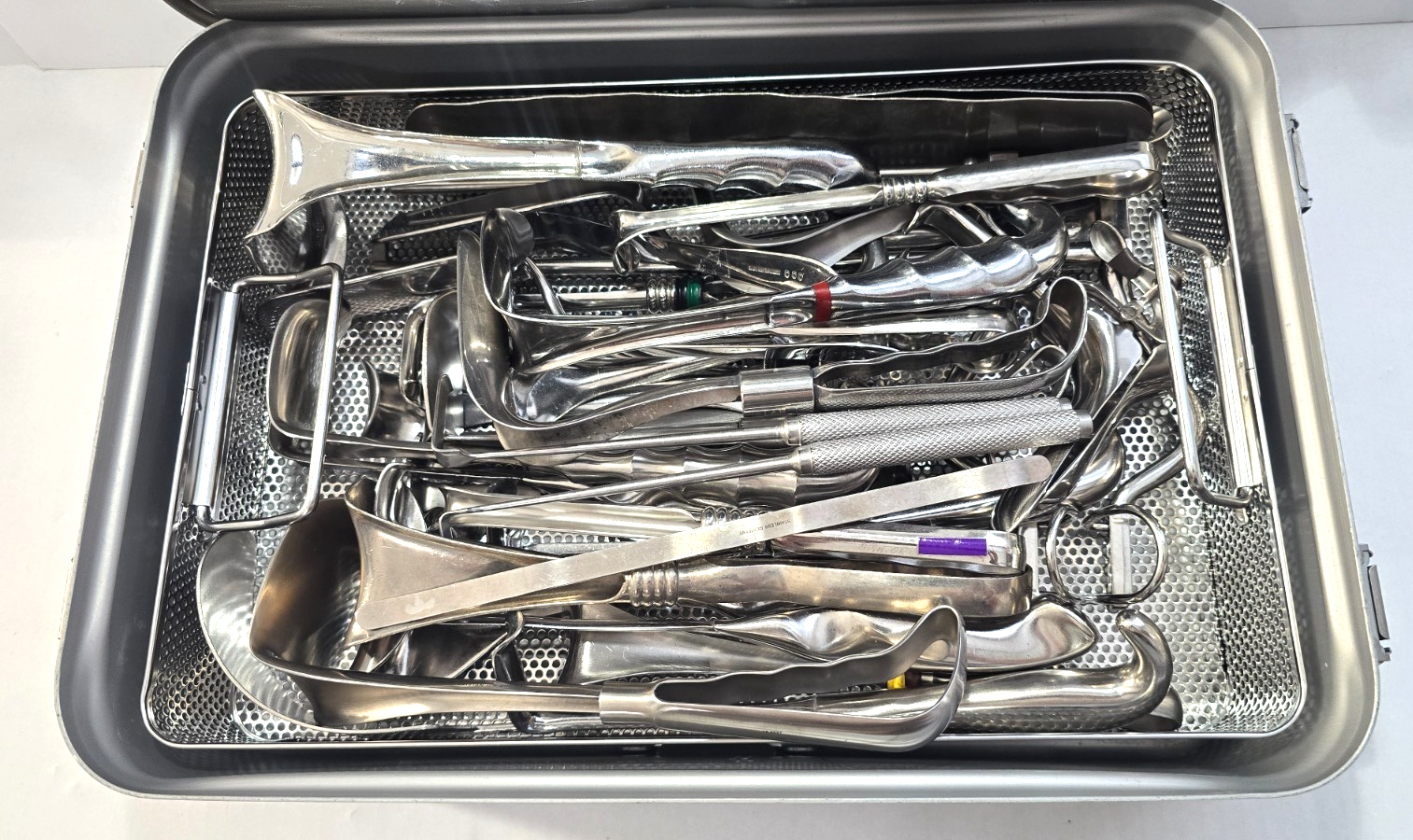30-pieces Aesculap ,Codman ,Jarit ,Sklar Abdominal retractor Set w-Sterile case