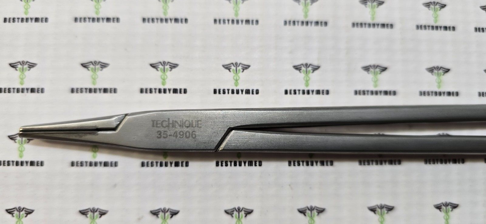 PILLING 35-4906 Surgical TC Mayo Hegar Needle Holder, Straight 12" Black Handle