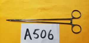 SCANLAN 6006-40 Surgical Diamond Dust Micro Needle Holder, Straight 10"