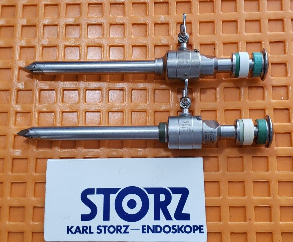 Karl Storz 30103 A1 Laparoscopy Endo Tip Cannula 11mm Trocar with pyramid Tip