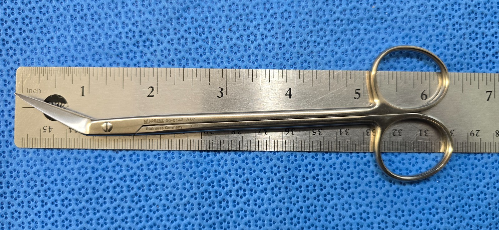 W.LORENZ 09-0143 Surgical Potts smith Scissors 6.25" Angled 45*