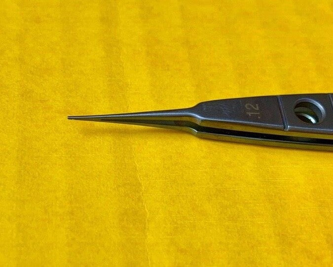Katalyst Surgical Straight Castroviejo Suturing Forceps REF: 3601S-12-108