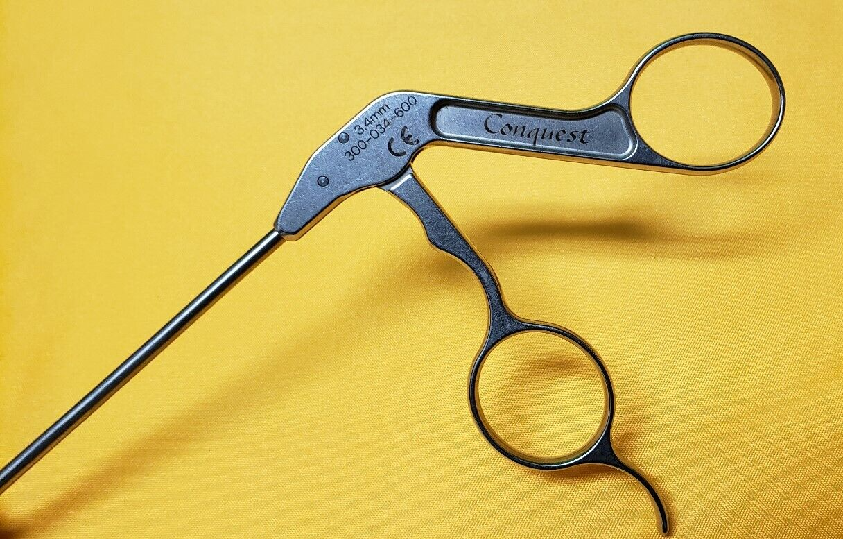 Stryker Conquest 300-034-600 Arthroscopic Hook Scissors 3.4mm Straight