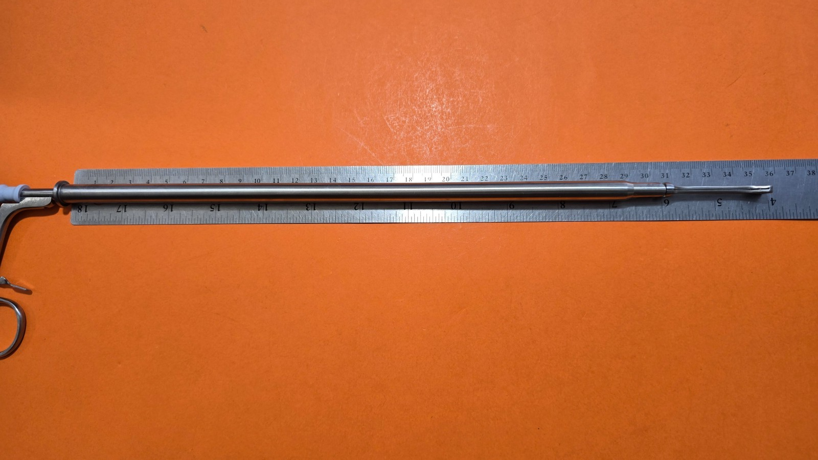 V. Mueller F285.50 Endolap Babcock Forceps 10mm x 36cm Ratchet Handle