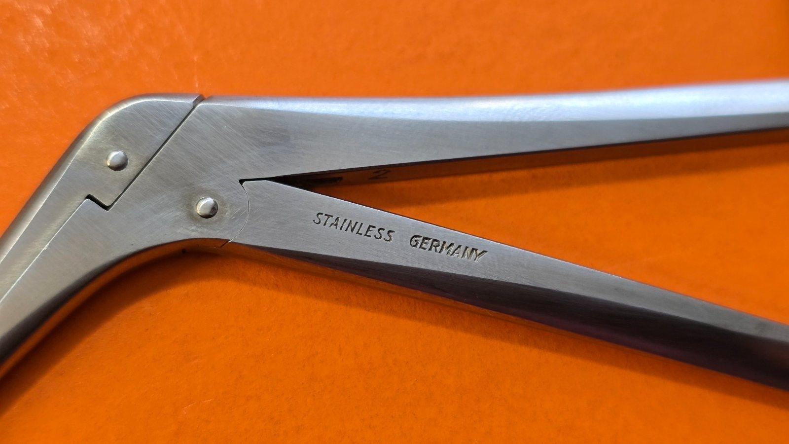 Turtle Surgical Peapod Forceps 5.5" shaft up Angled 45* Bite 3x7mm