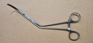Pilling 15-00264 Surgical Debakey Clamp 9.5" Angled Shanks Curved