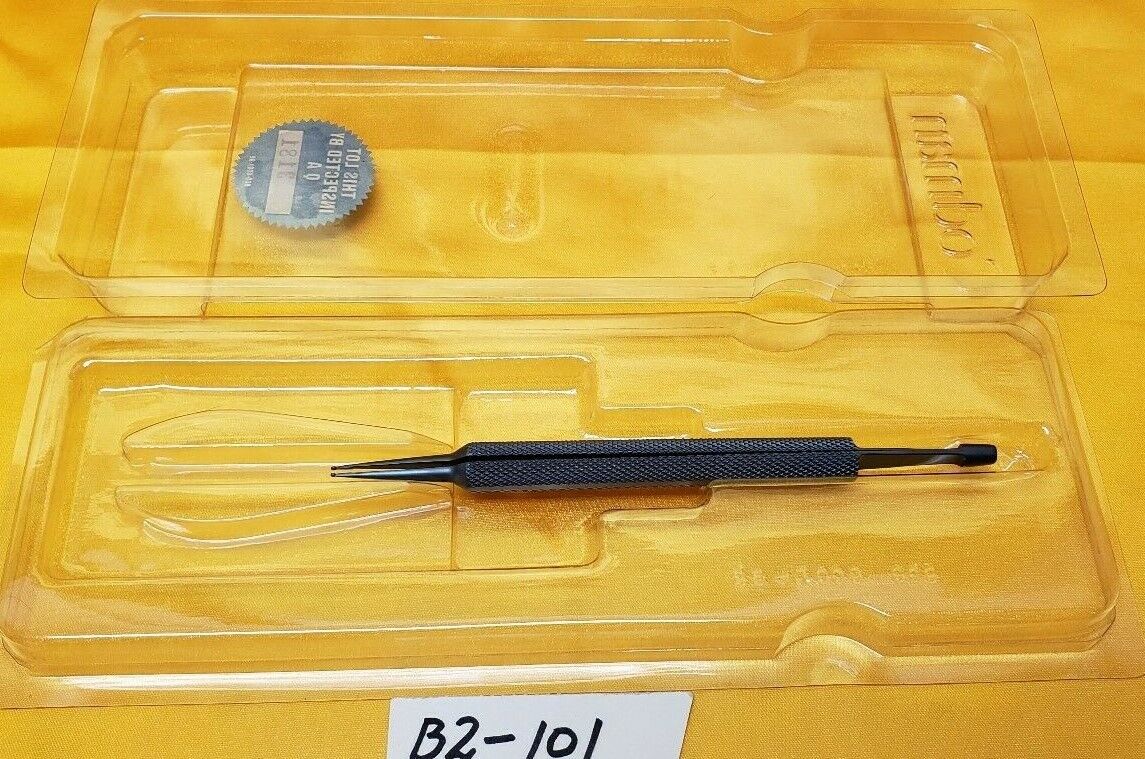 Codman 80-6001 Surgical Neuro Titanium Forceps 6" Ring Tip 1.0mm
