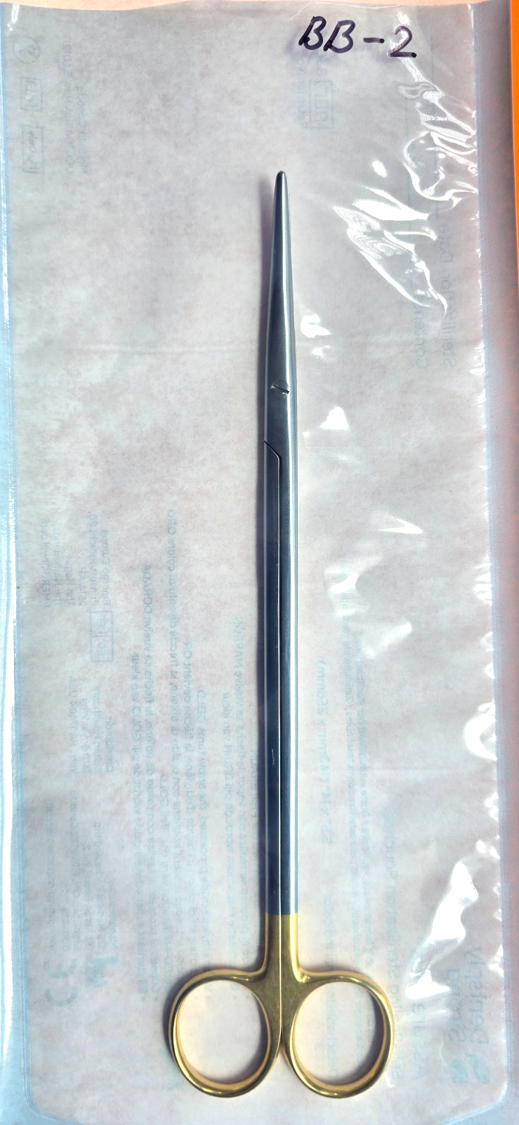 Jarit 101-276 Surgical Carbide Edge Nelson Metzenbaum Scissors, 9 1/4" Curved