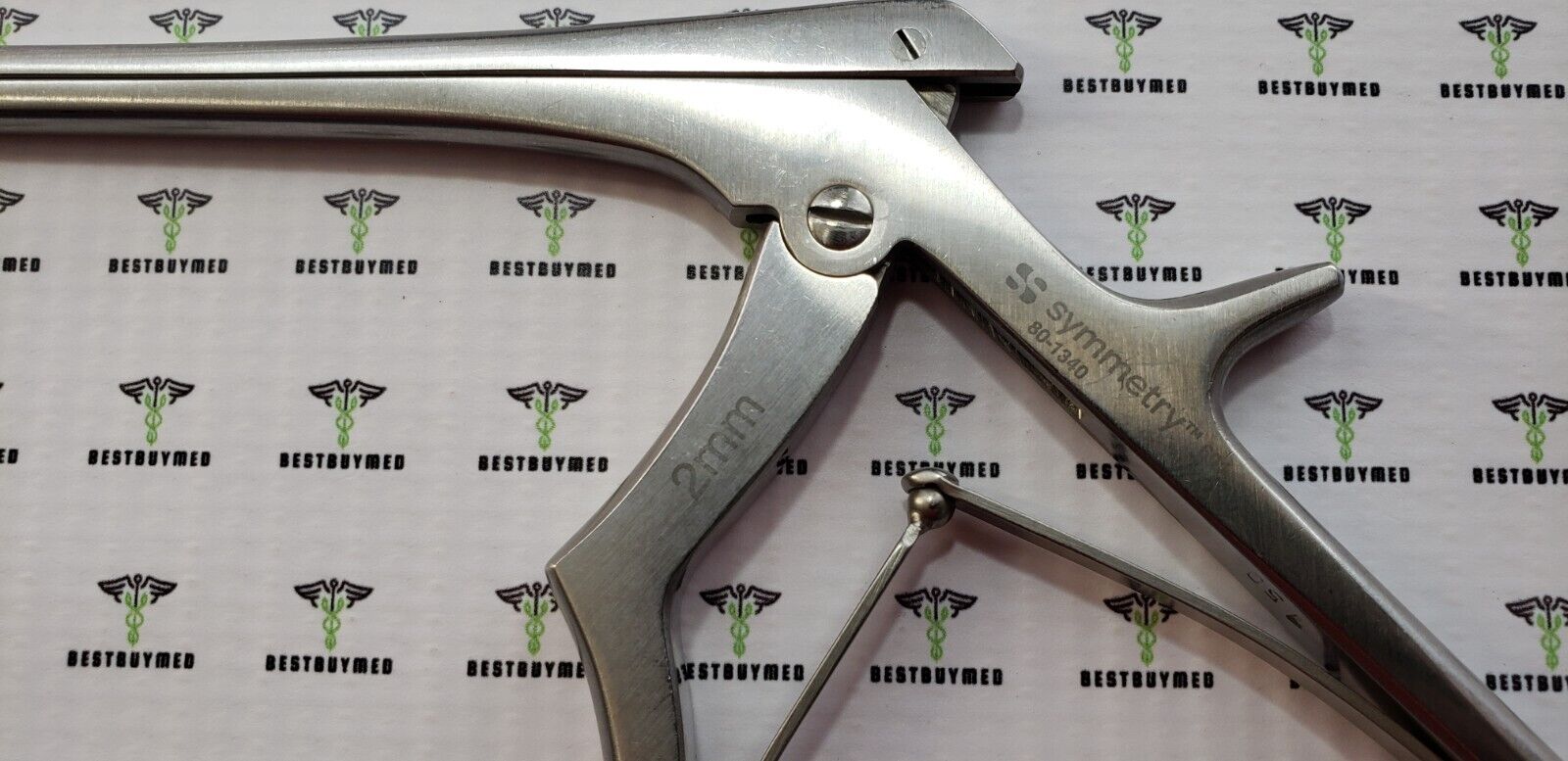 Symmetry 80-1340 Orthopedic Kerrison Rongeur 2mm 40 Degree W-Drainage Holes