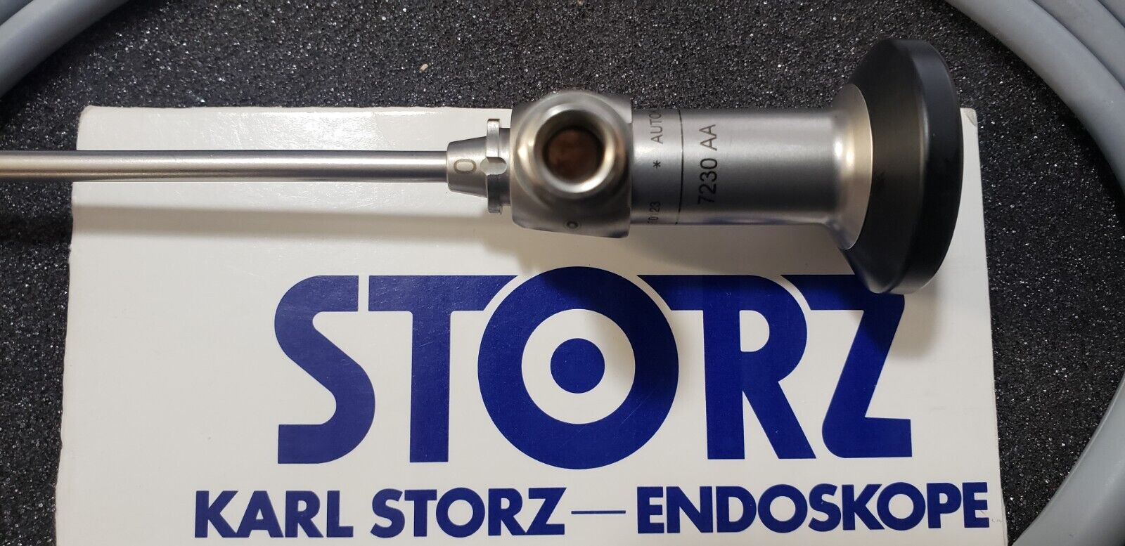 Karl Storz 7230AA Arthroscope 4mm x 0 Degree 18cm & 495ND Fiber Optic Cable