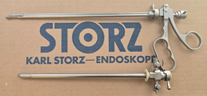 Karl Storz 27026 AA Sheath Set 25 Fr & Grasping Forceps Single Action Jaws.