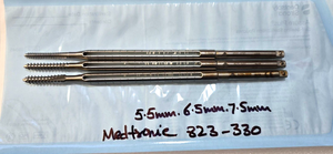 Medtronic Sofamor Danek Orthopedic Tap 5.5mm, 6.5mm, 7.5mm Set of 3