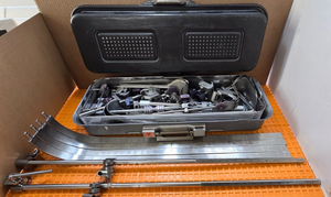 Omni-Tract Surgical Retractor Set with Sterilization Box. (Made in USA)