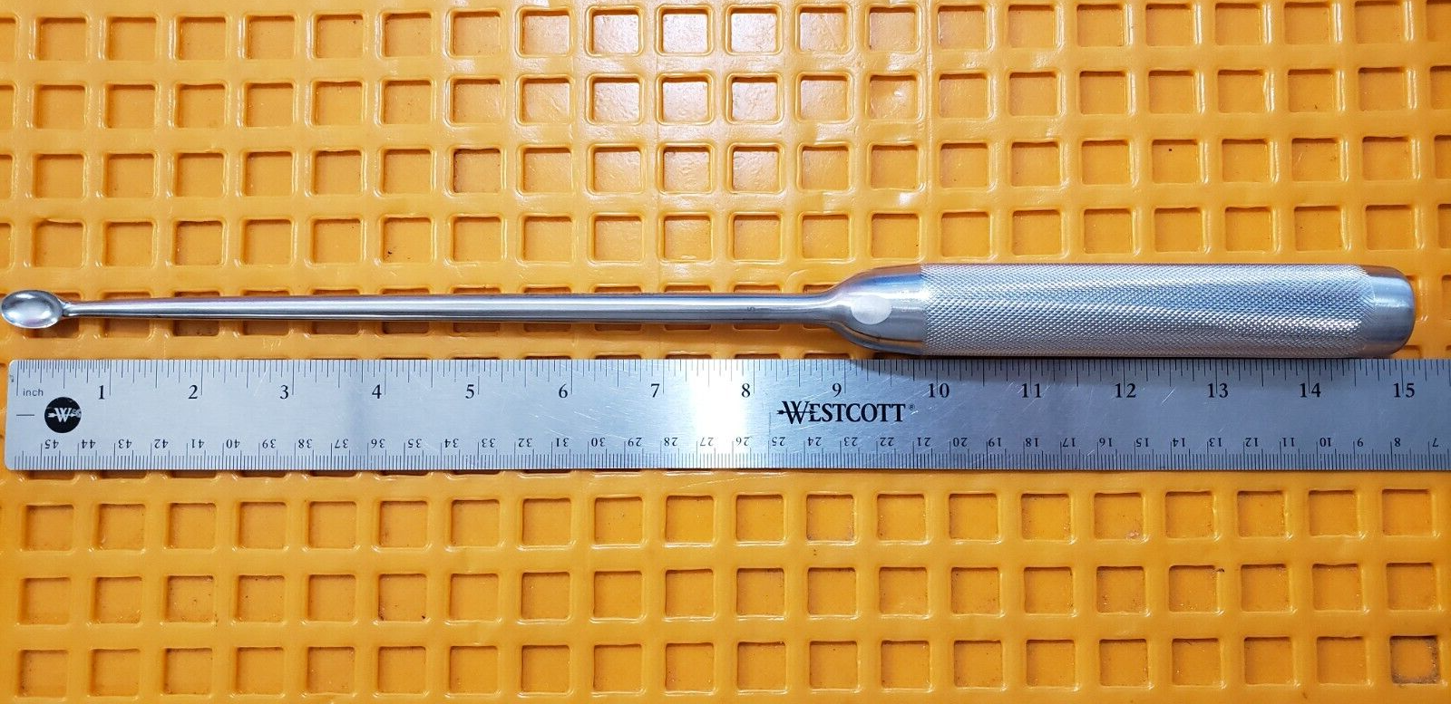 V.Mueller VM81-9127 Surgical Orthopedic Wallie-Heinig Curette 15" Size #5