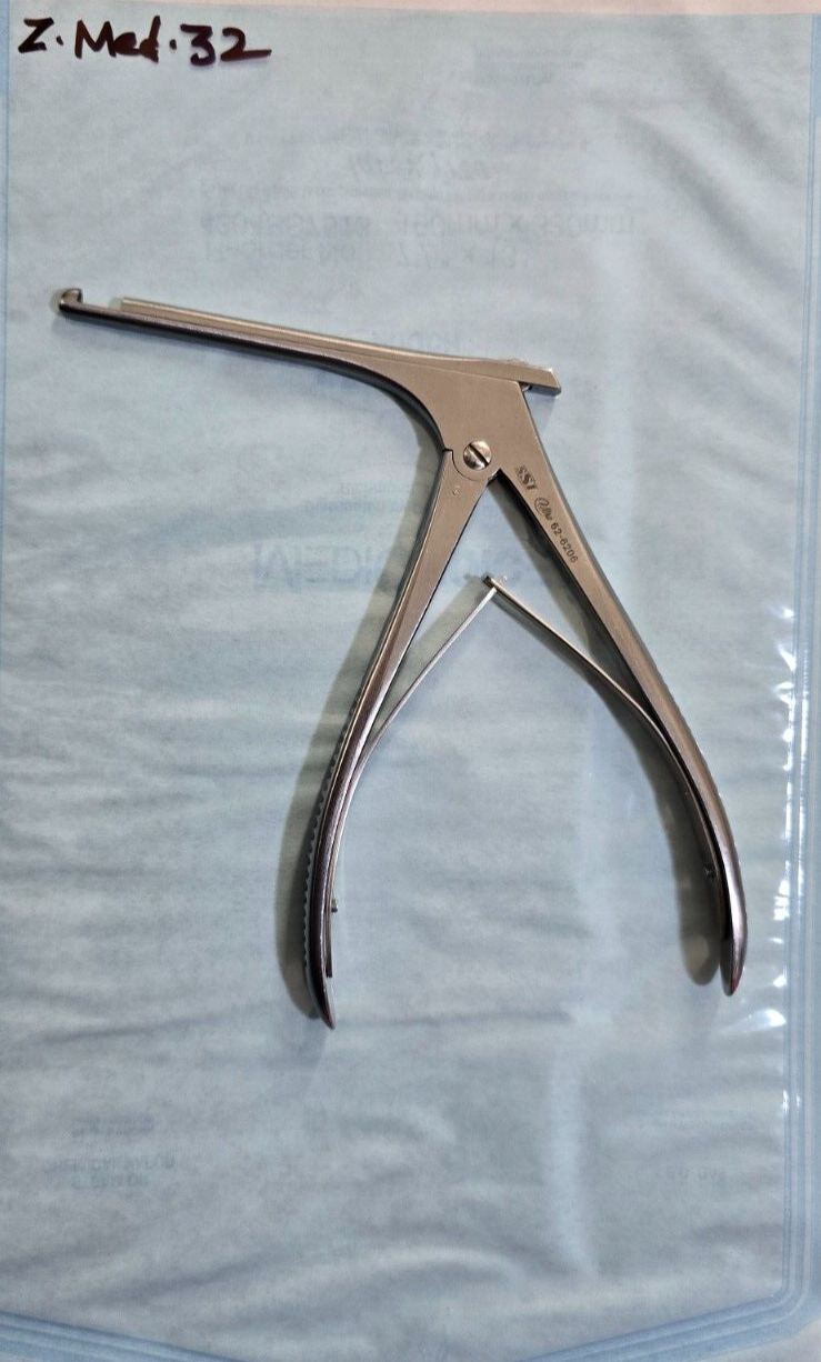 SSI 62-6206 Surgical ENT Kerrison Rongeurs 3mm x 90 Degree 4" Length