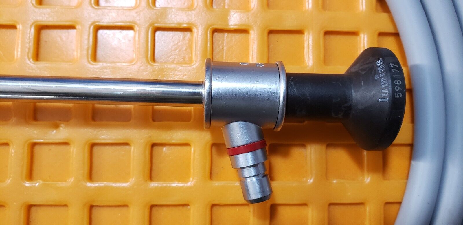 R.Wolf 8932.40 Lumina Telescope 8mm x 180* Autoclave with Fiberoptic Cable &Tray