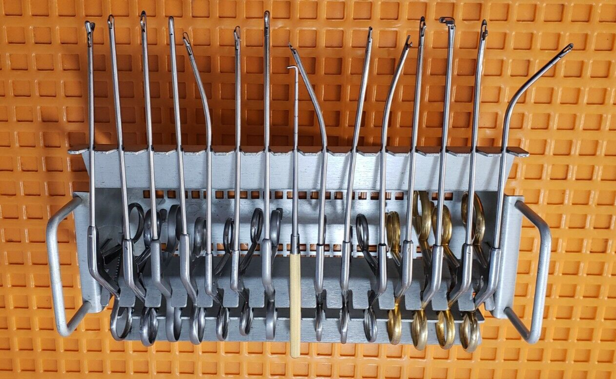 R.Wolf, EURO-MED Arthroscopy Biopsy Forceps Set of 14 with Instruments Rack