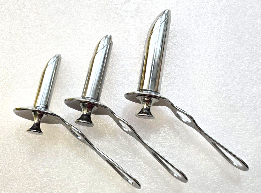 Jarit Surgical Hirschman Anoscope Set Small, Medium, Large