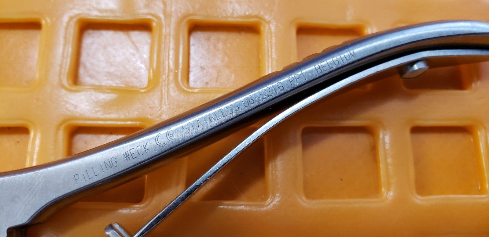 Pilling Weck 06-5216 orthopedic Ruskin Bone Cutting forceps 5.5" Double Action