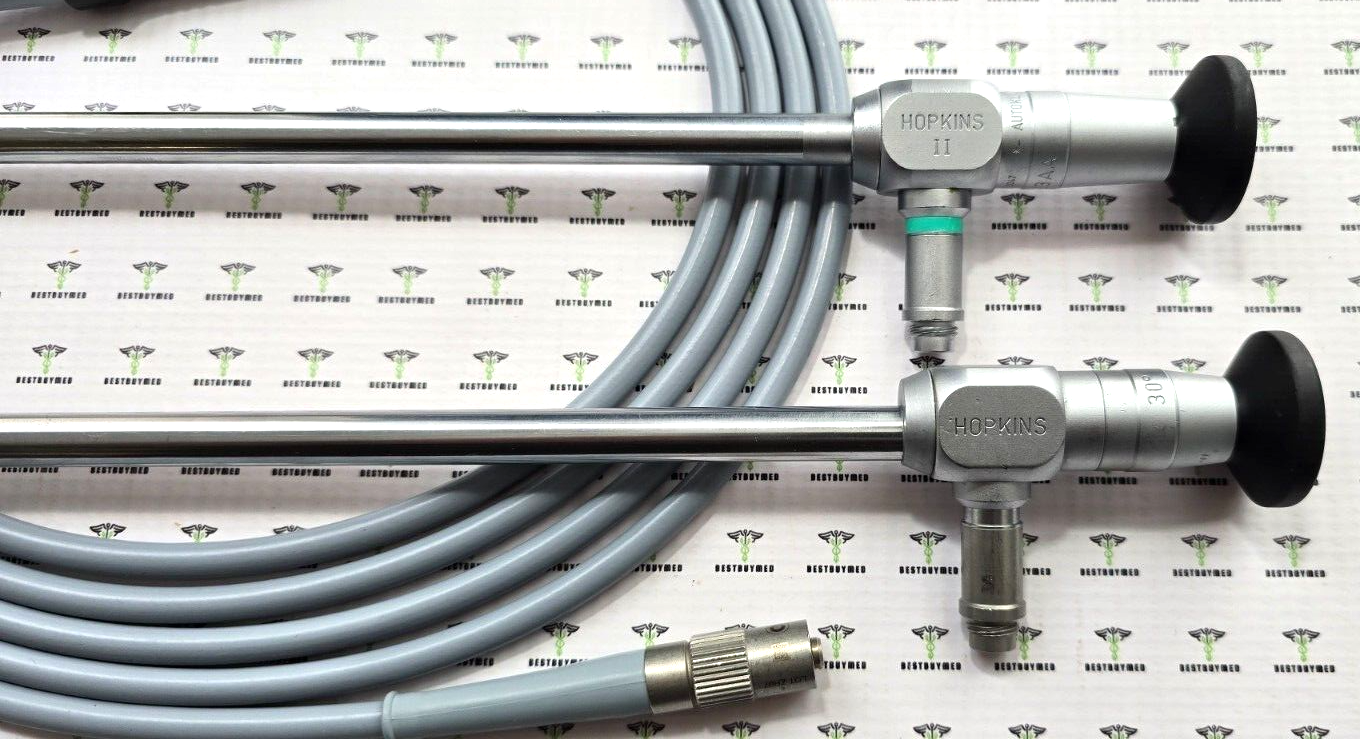 Karl Storz 10mmx0+10mmx30 Degree Telescope 30cm Set with 495ND Fiber Cable