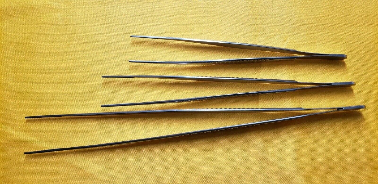 Debakey Atraumatic Vascular Tissue Forceps 8",9.5",12" Set of 3 Premium Quality