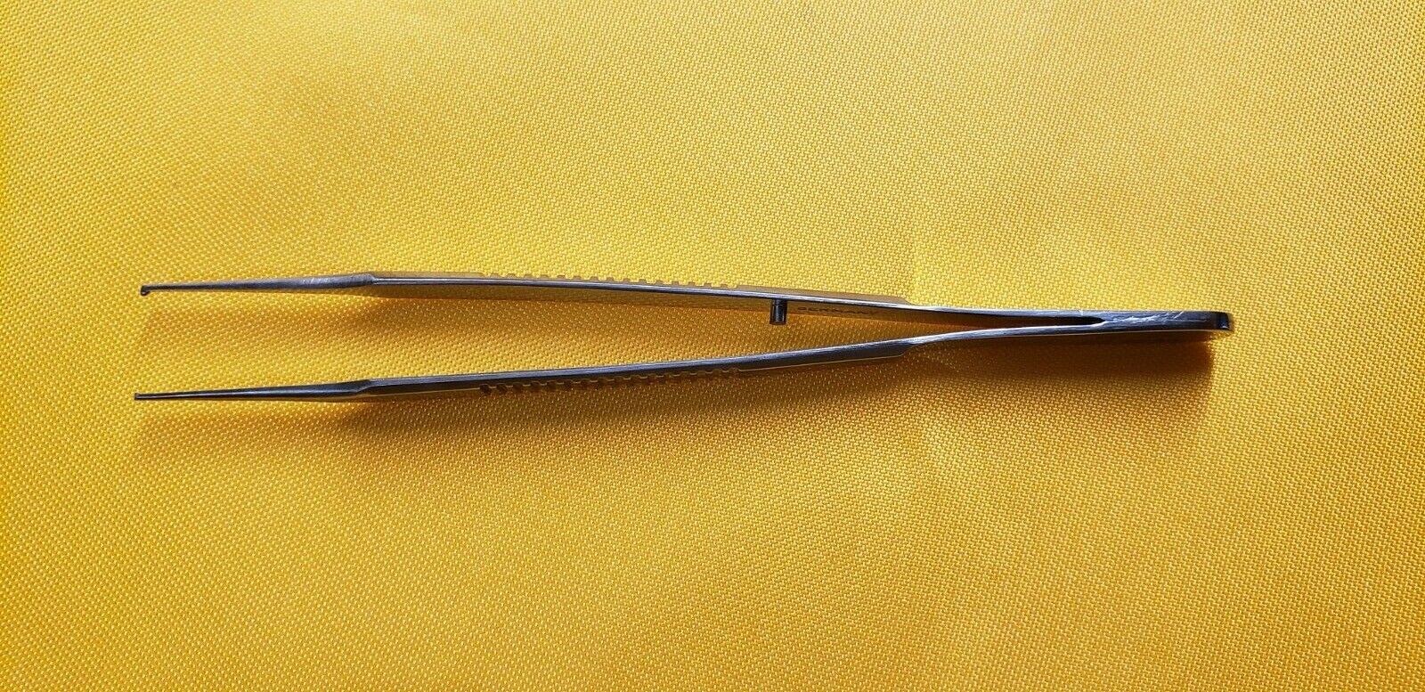 SSI Ultra 60-1534 Surgical Ophthalmic Lester Fixation tissue Forceps 1x2 teeth