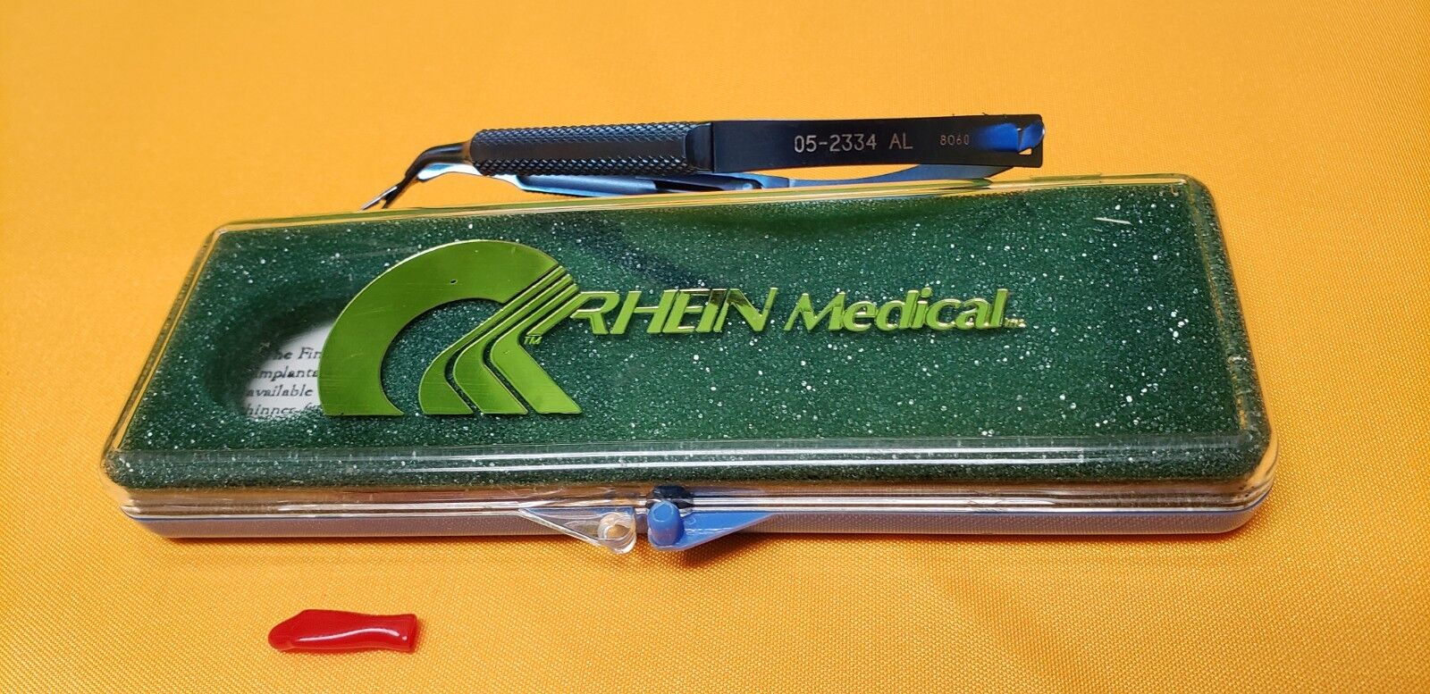 Rhein Medical Opthalmic Titanium Angled Foldable Lense Inserter REF:05-2334 AL