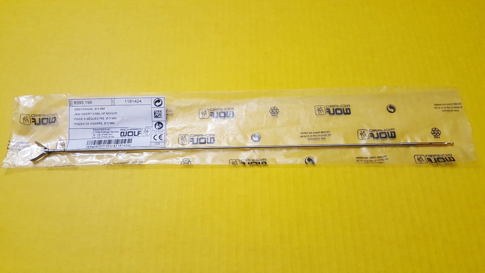 Richard Wolf Atraumatic Grasping Forceps REF: 8393.195