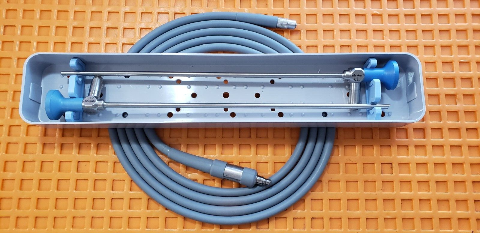 Stryker 502-555-030,555-502-010 Laparoscope 5mmx30 & 0 Deg Set Fiber Optic Cable