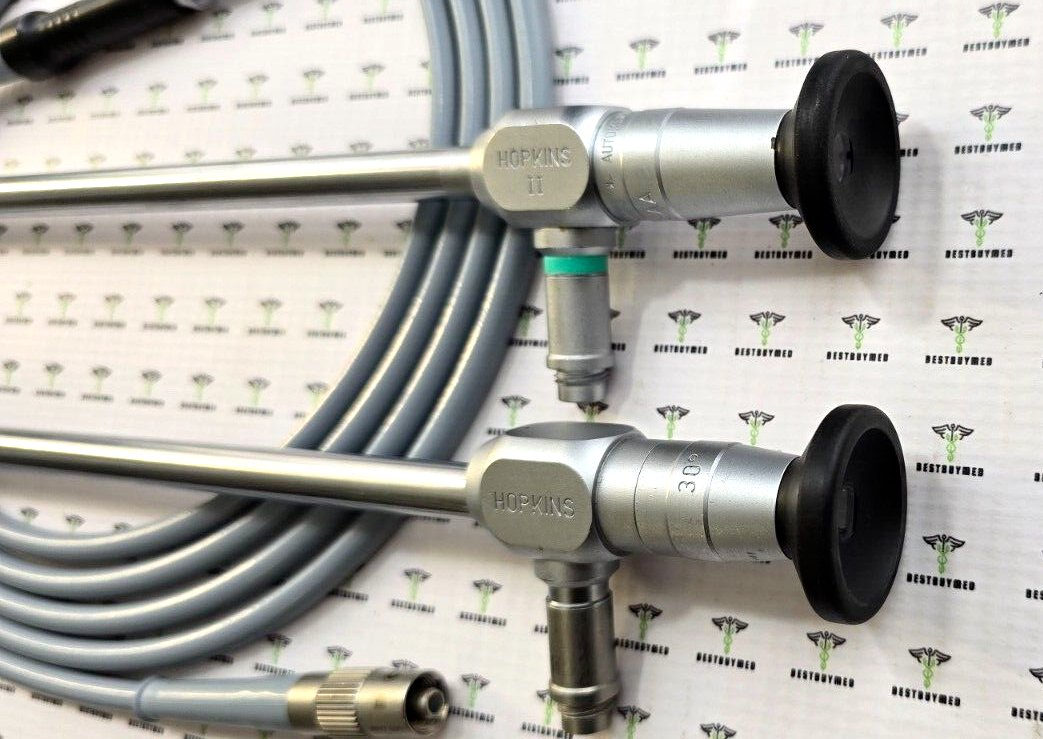 Karl Storz 10mmx0+10mmx30 Degree Telescope 30cm Set with 495ND Fiber Cable