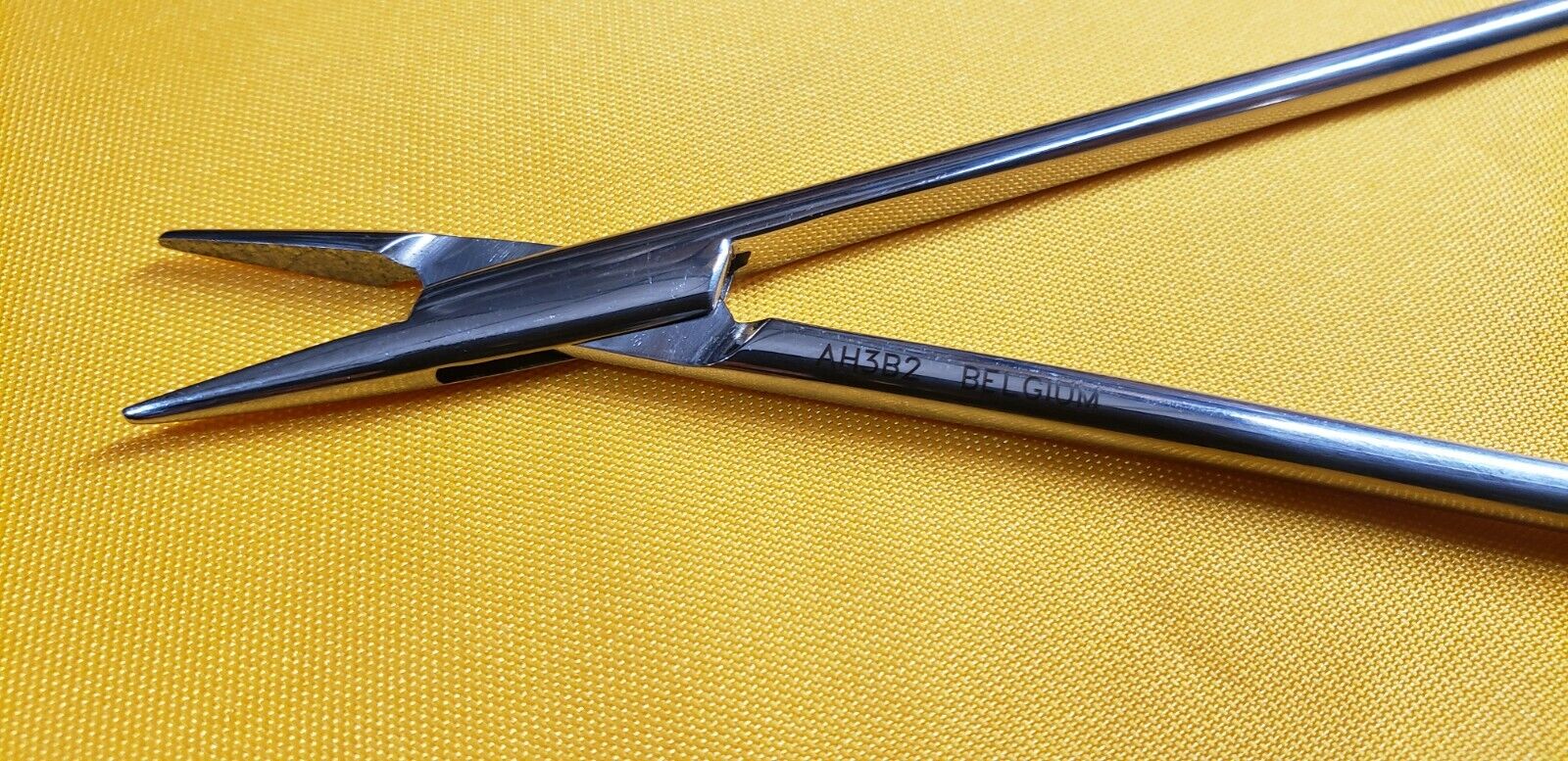 SCANLAN 6006-40 Surgical Diamond Dust Micro Needle Holder, Straight 10"