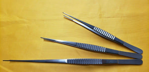 Debakey Atraumatic Vascular Tissue Forceps 8",9.5",12" Set of 3 Premium Quality