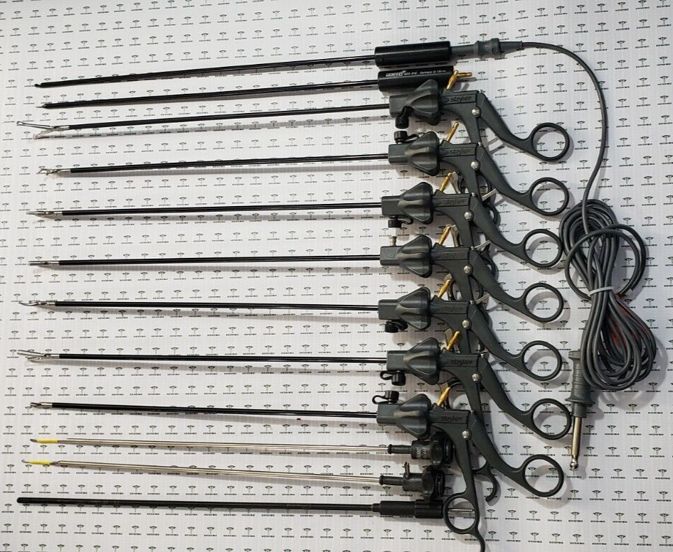 Stryker Laparoscopic 5mm x 33cm Monopolar Instruments Set of 13-Pieces Reusable