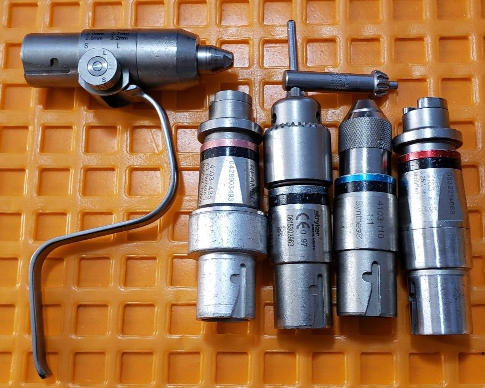 Stryker System 4 ,4103 Rotary Handpiece & 4108 Sagittal saw -126 Pin Collet