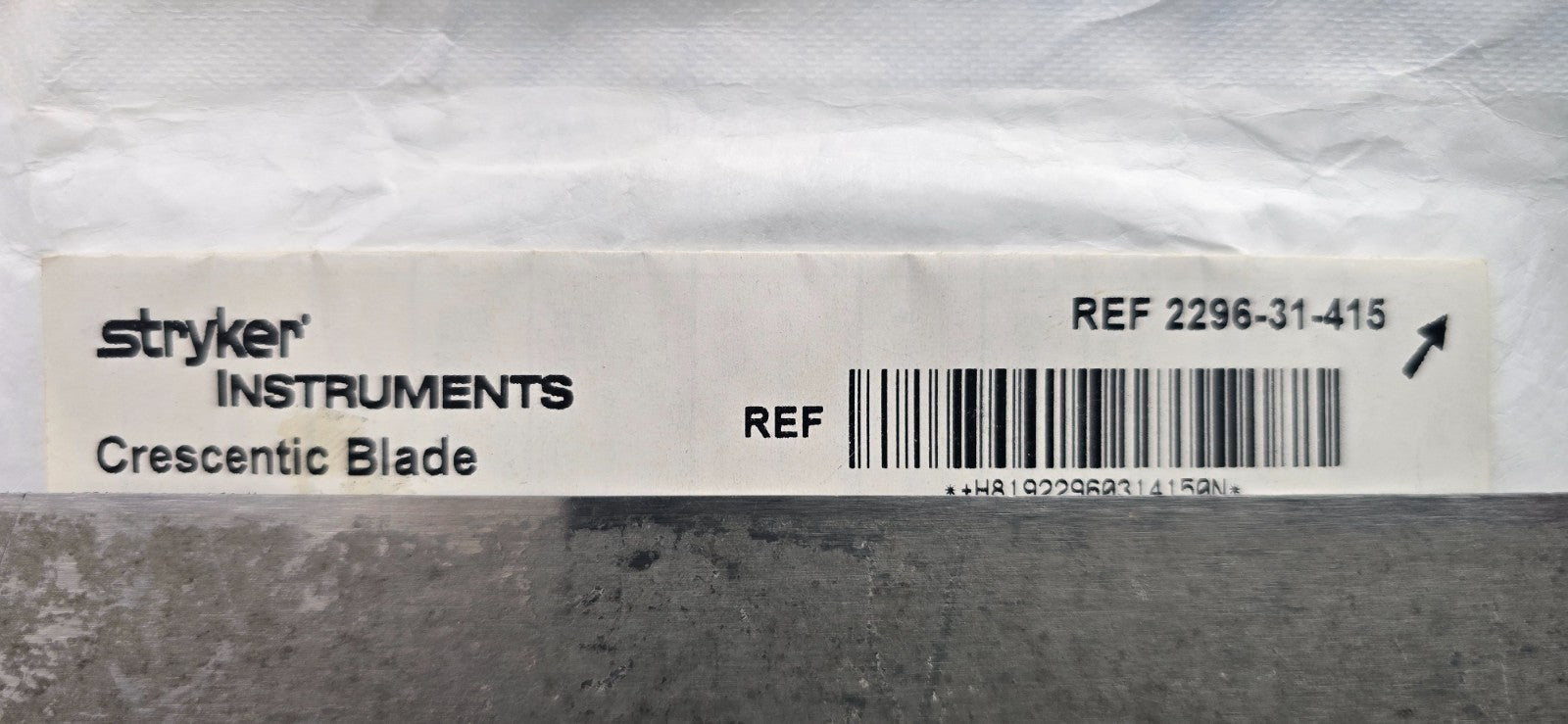 Stryker Surgical Orthopedic Crescent Blade Attachment