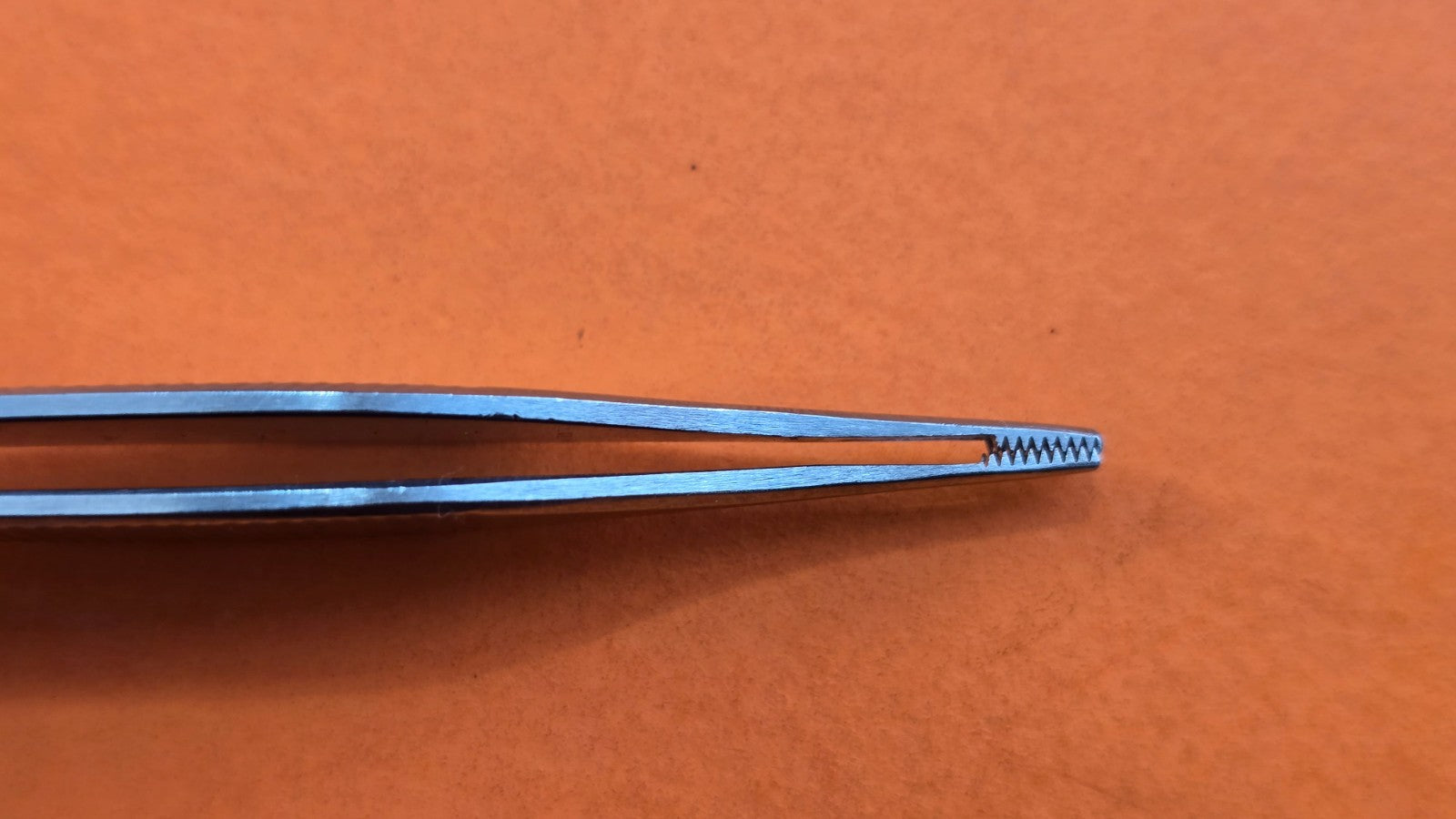 Jarit 130-260 Surgical Brown Adson Tissue Forceps, 9 x 9 Teeth, 4.75"