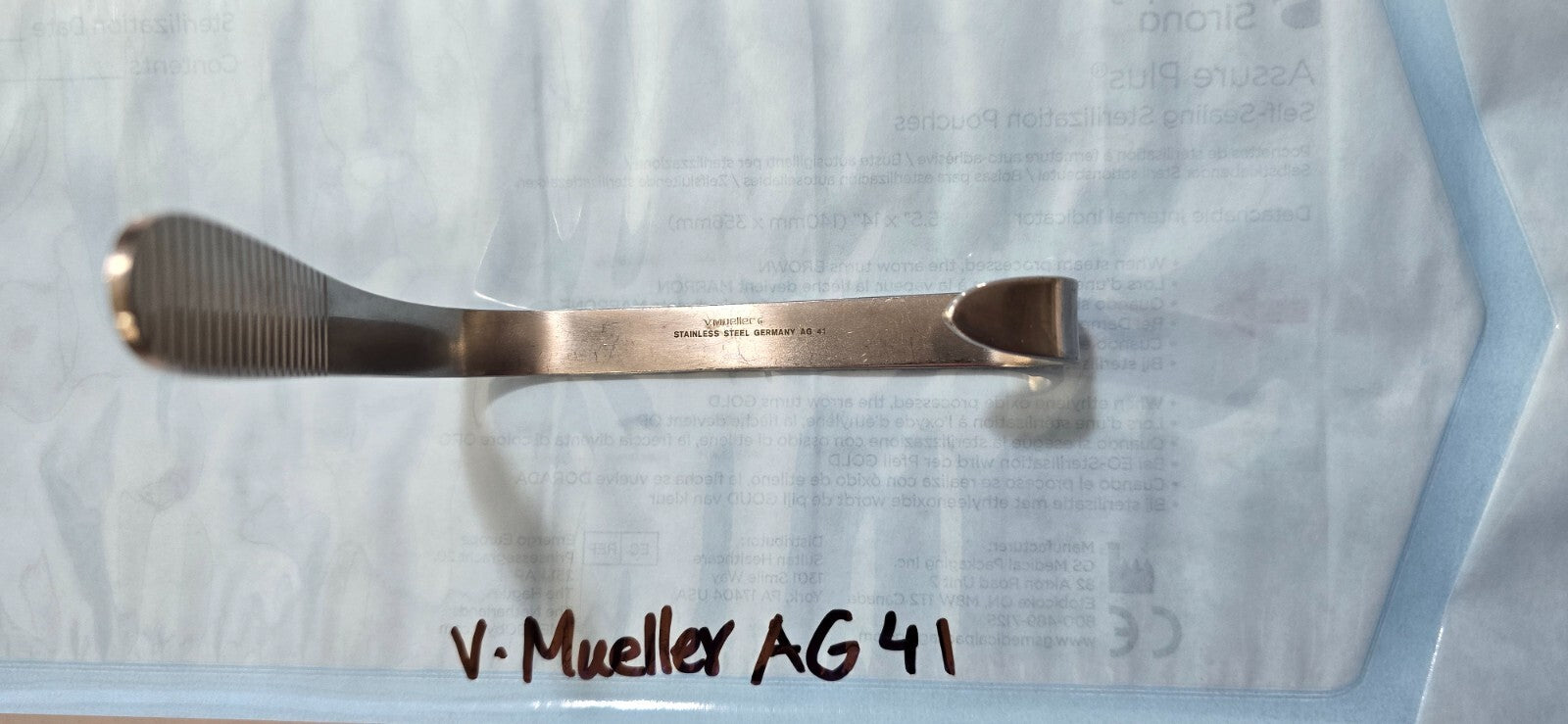 V. Mueller Tongue Depressor Surgical Dental Instruments